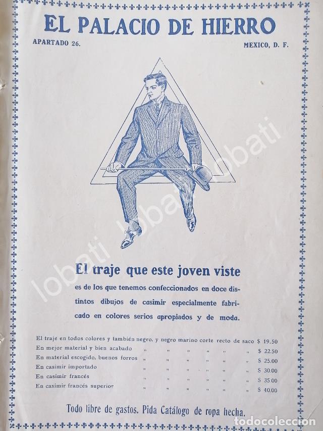 Coleccionismo de carteles: CARTEL ANTIGUO ORIGINAL DE TIENDAS EL PALACIO DE HIERRO 1910 /255