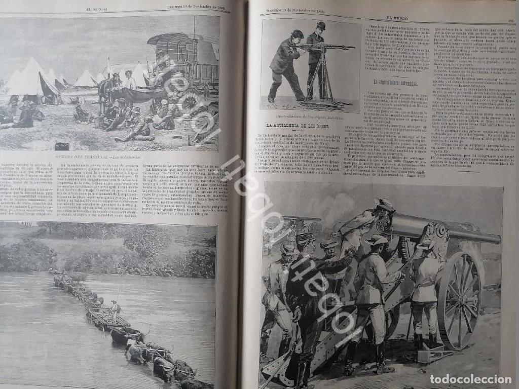 Coleccionismo de carteles: CARTEL ANTIGUO ORIGINAL DE LA GUERRA DE LOS BOERS 1899 / MLT