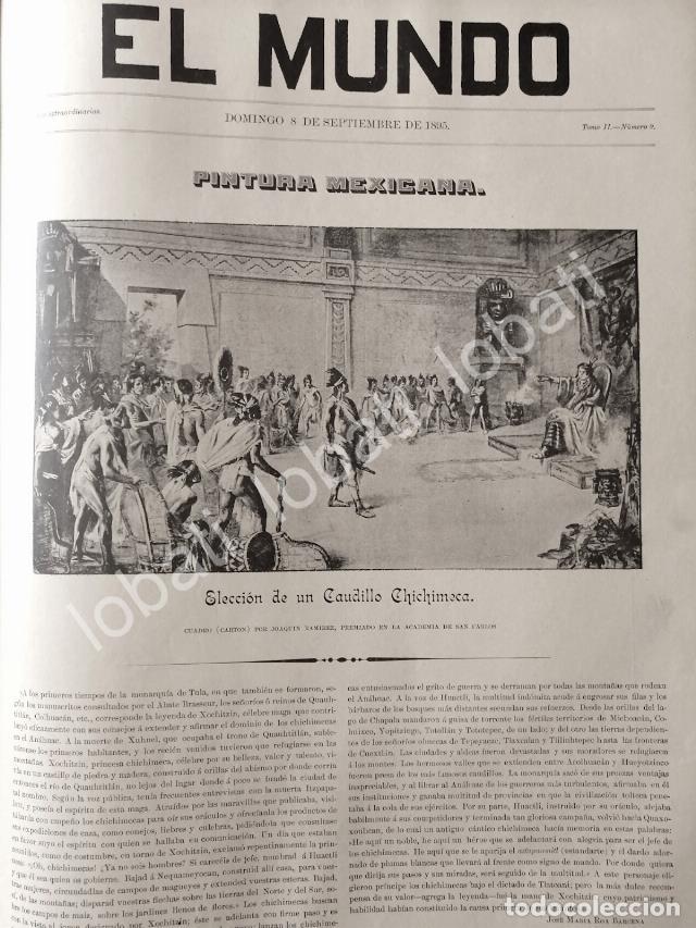 Sammeln von Plakaten: PORTADA ANTIGUA ORIGINAL 1895 CON PINTURA DE JOAQUIN RAMIREZ