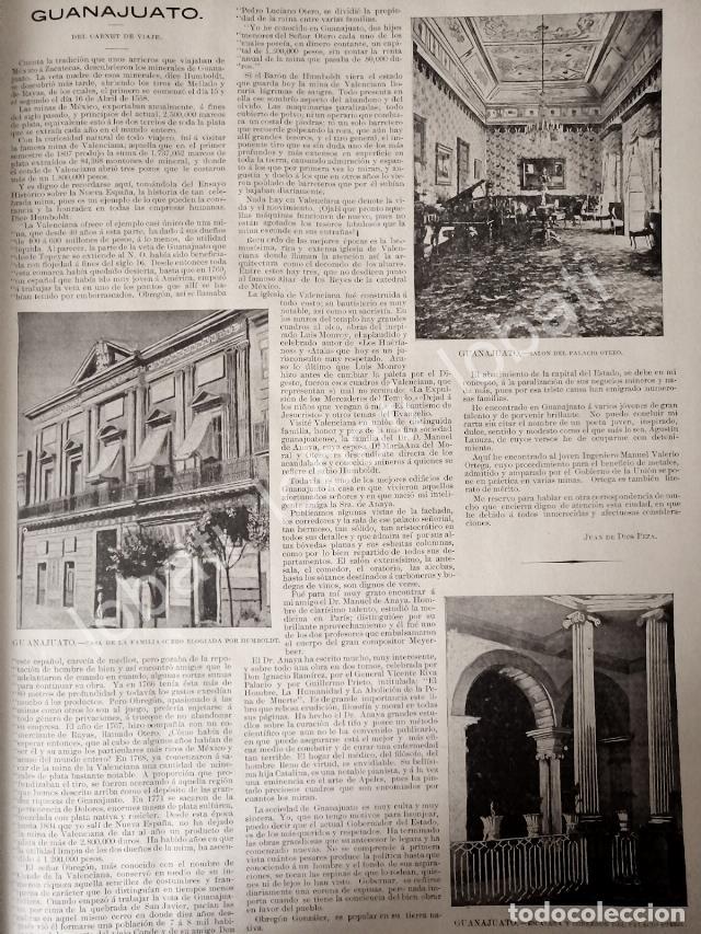 Sammeln von Plakaten: CARTEL ANTIGUO ORIGINAL DE EL PALACIO OTERO DE GUANAJUATO 1895 / LDM