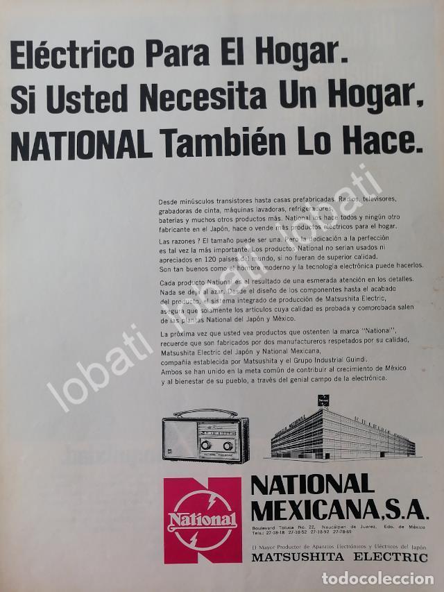 Collectionnisme d'affiches: CARTEL ANTIGUO ORIGINAL DE MATSUSHITA ELECTRIC- NATIONAL 1960 /670