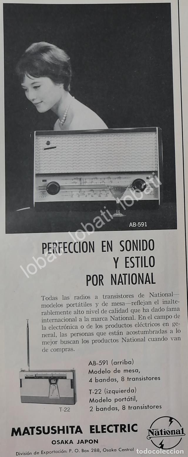 Collectionnisme d'affiches: CARTEL ANTIGUO ORIGINAL DE RADIOS TOSHIBA AB-591 1959 /364
