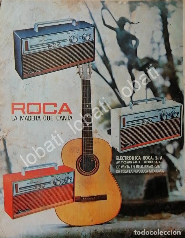 Collectionnisme d'affiches: CARTEL ANTIGUO ORIGINAL DE RADIOS ROCA 1950s ( ELECTRONICA ROCA ) /376 MUY RARO