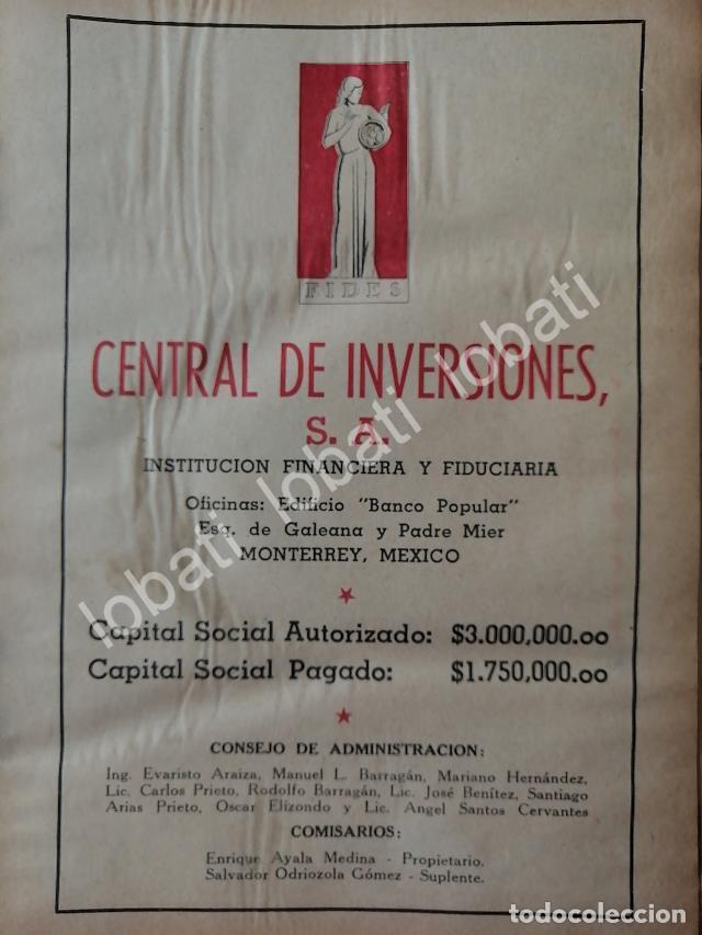 Collectionnisme d'affiches: CARTEL ANTIGUO ORIGINAL DE BANCO- CENTRAL DE INVERSIONES S.A 1942 /230