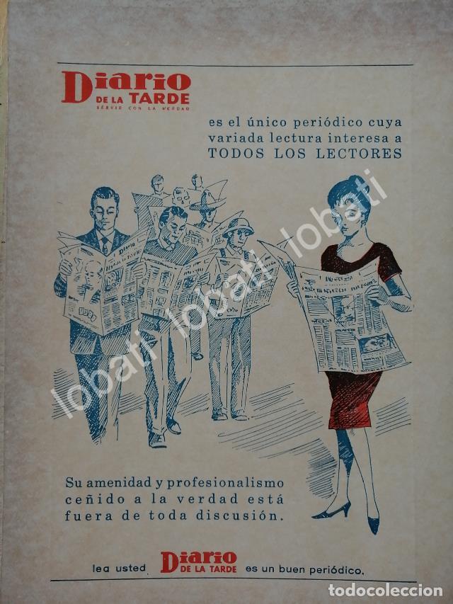 Collectionnisme d'affiches: CARTEL ANTIGUO ORIGINAL DE AFICHE DEL PERIODICO DIARIO DE LA TARDE 1965 / N85 MONTERREY