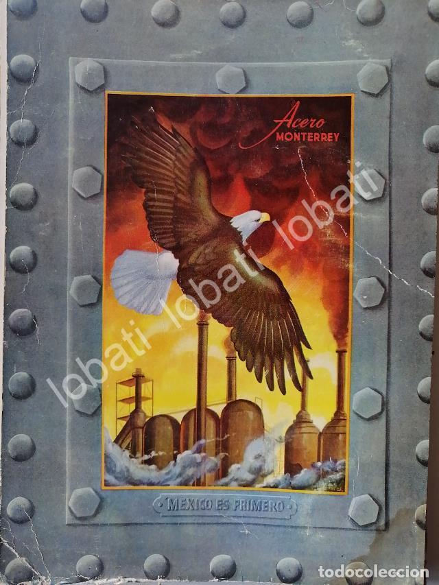 Collectionnisme d'affiches: CARTEL ANTIGUO ORIGINAL DE CIA. FUNDIDORA MONTERREY 1954 DIBUJO DE ARIAS BERNAL /751