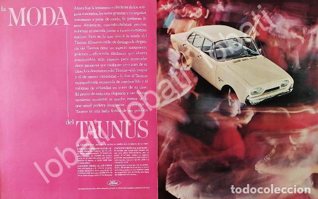 Collectionnisme d'affiches: CARTEL ANTIGUO ORIGINAL DE AUTOS FORD TAUNUS 17M 1960 /461