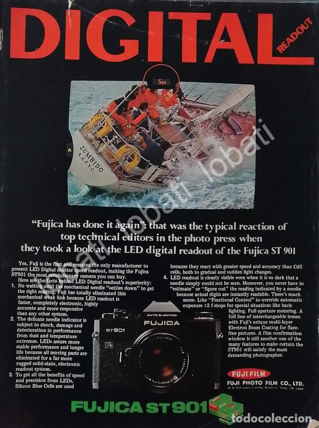 Collectionnisme d'affiches: CARTEL ANTIGUO ORIGINAL DE CAMARAS FUJICA ST-901 1970s /445