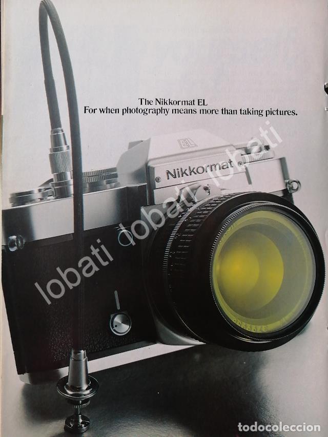 Collectionnisme d'affiches: CARTEL ANTIGUO ORIGINAL DE CAMARAS FOTOGRAFICAS NIKON NIKKORMART EL 1977 /493