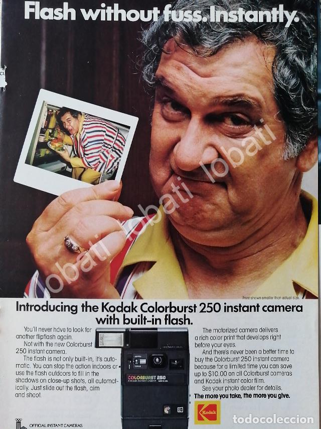 Collectionnisme d'affiches: CARTEL ANTIGUO ORIGINAL DE CAMARAS KODAK COLORBURST 250 1979 /529