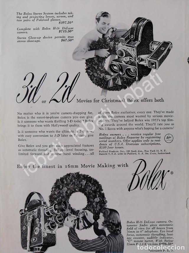 Collectionnisme d'affiches: CARTEL ANTIGUO ORIGINAL DE CAMARAS FILMADORAS 16mm H-16 1953 /539