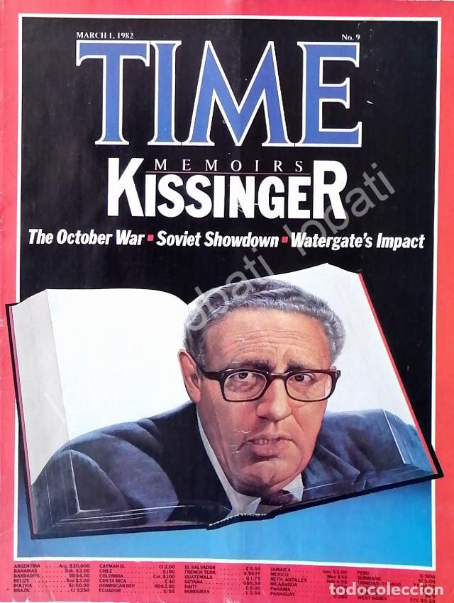 Collectionnisme d'affiches: CARTEL ANTIGUO ORIGINAL DE PORTADA VINTAGE HENRY KISSINGER 1982 /PLT