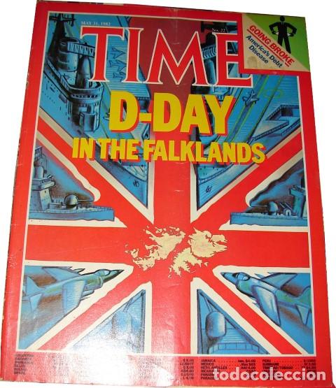Collectionnisme d'affiches: CARTEL ANTIGUO ORIGINAL DE PORTADA VINTAGE 1982 LA GUERRA DE LAS MALVINAS /4 /PLT MLT