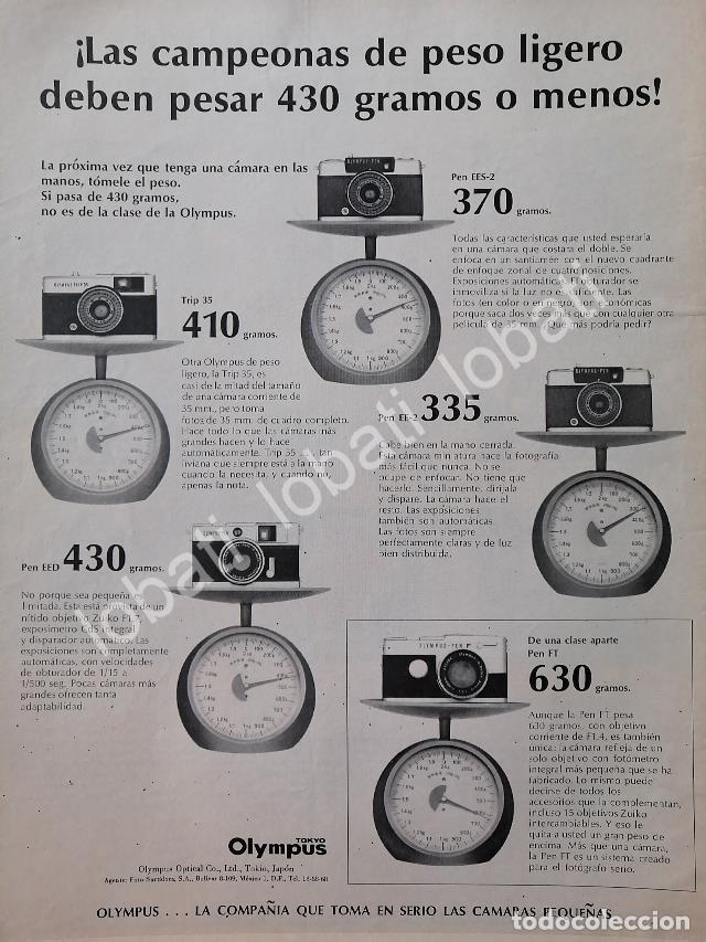 Collectionnisme d'affiches: CARTEL ANTIGUO ORIGINAL DE CAMARAS FOTOGRAFICAS OLYMPUS 1968 /587