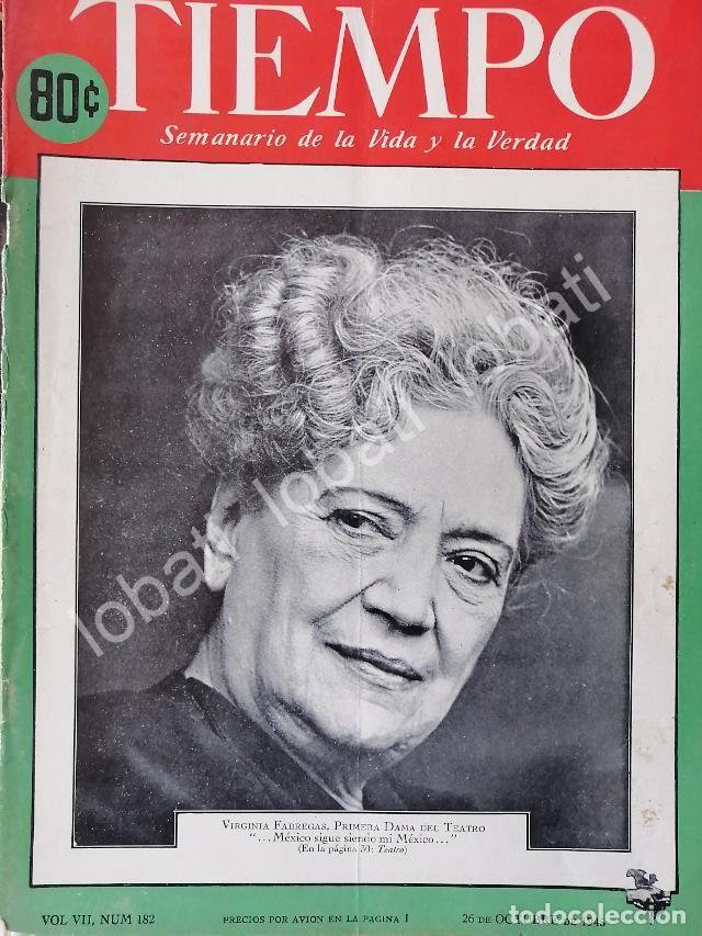 Collectionnisme d'affiches: PORTADA ANTIGUA ORIGINAL CON VIRGINIA FABREGAS 1945