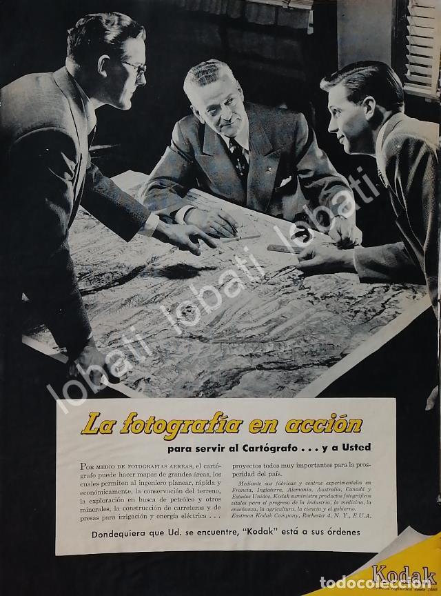 Collectionnisme d'affiches: CARTEL ANTIGUO ORIGINAL DE CAMARAS FOTOGRAFICAS KODAK 1954 /596