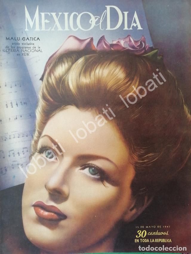 Collectionnisme d'affiches: PORTADA ANTIGUA ORIGINAL CON MALU GATICA 1945 XEW / FEP