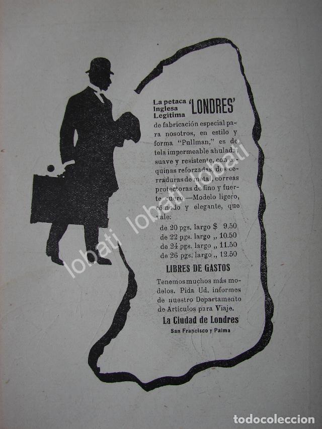 Sammeln von Plakaten: CARTEL ANTIGUO ORIGINAL DE TIENDAS LA CIUDAD DE LONDRES 1914 /761