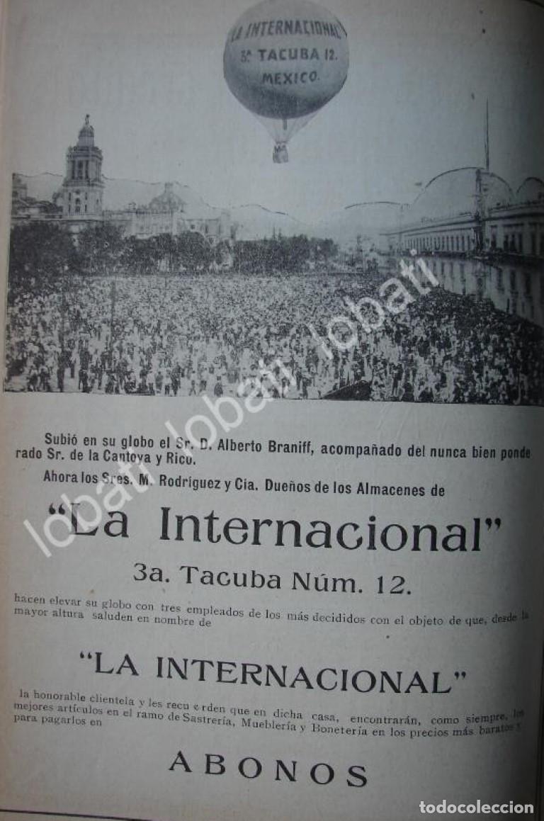 Sammeln von Plakaten: CARTEL ANTIGUO ORIGINAL DE JOAQUIN DE LA CANTOYA Y ALBERTO BRANIFF EN GLOBO 1914 /768