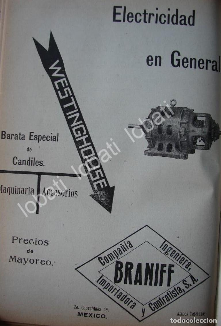 Sammeln von Plakaten: CARTEL ANTIGUO ORIGINAL DE EMPRESAS. BRANNIF Y CIA. 1914 /766 EMPRESA PIONERA EN MEXICO