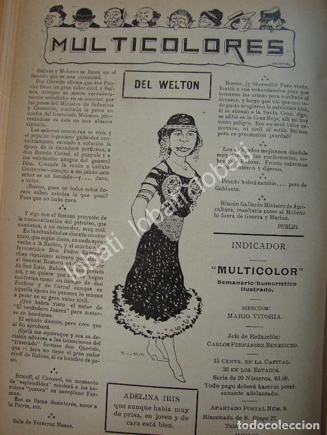 Poster collecting: CARTEL ANTIGUO ORIGINAL DE NOTA Y CARICATURA ANTIGUA. ADELINA IRIS 1914 POR. A. PEREZ SOTO