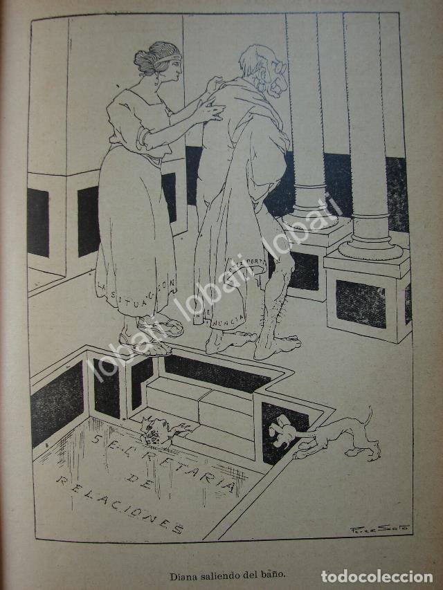 Poster collecting: CARICATURA ANTIGUA. RENUNCIA LOPEZ PORTILLO Y ROJAS 1914 / PLT