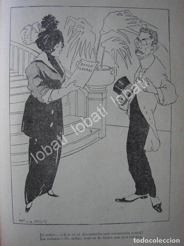 Poster collecting: CARICATURA ANTIGUA 1914 ADOLFO DE LA LAMA / PLT POR: PEREZ SOTO