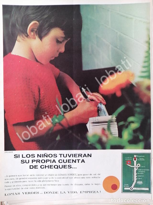 Poster collecting: CARTEL ANTIGUO ORIGINAL DE INICIOS DE LA COLONIA LOMAS VERDES D.F 1969 /296