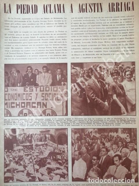 Collectionnisme d'affiches: CARTEL ANTIGUO ORIGINAL DE CAMPA&Ntilde;A POLITICA DE AGUSTIN ARRIAGA RIVERA 1965 PLT