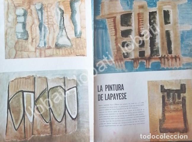 Collectionnisme d'affiches: CARTEL ANTIGUO ORIGINAL DE SOBRE EL PINTOR RAMON LAPAYSE EN MEXICO 1965 /ARTISTAS