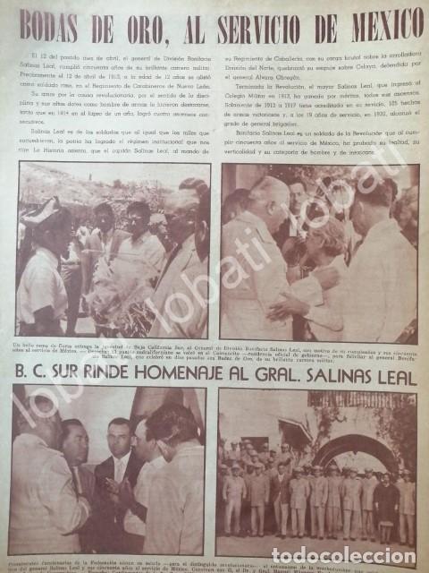 Collectionnisme d'affiches: CARTEL ANTIGUO ORIGINAL DE BONIFACIO SALINAS 50 A&Ntilde;OS DE CARRERA/ MILITARIA