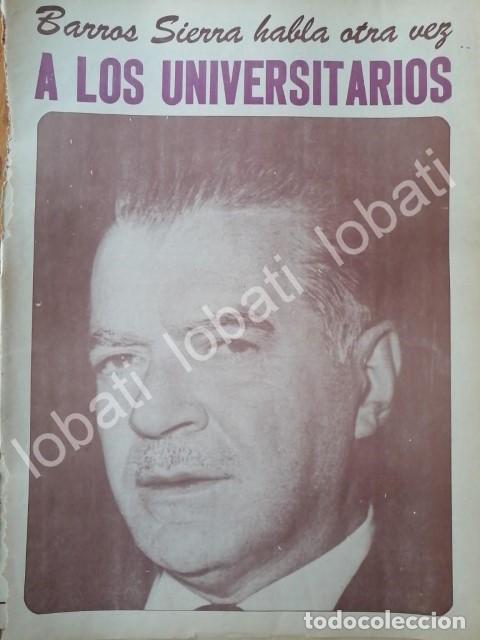 Poster collecting: CARTEL ANTIGUO ORIGINAL DE JAVIER BARROS SIERRA 1972 FOTOGRABADO