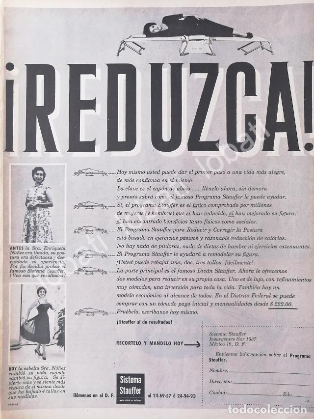 Poster collecting: CARTEL ANTIGUO ORIGINAL DE EL SISTEMA STAUFFER DE REDUCCION DE PESO 1959 /336