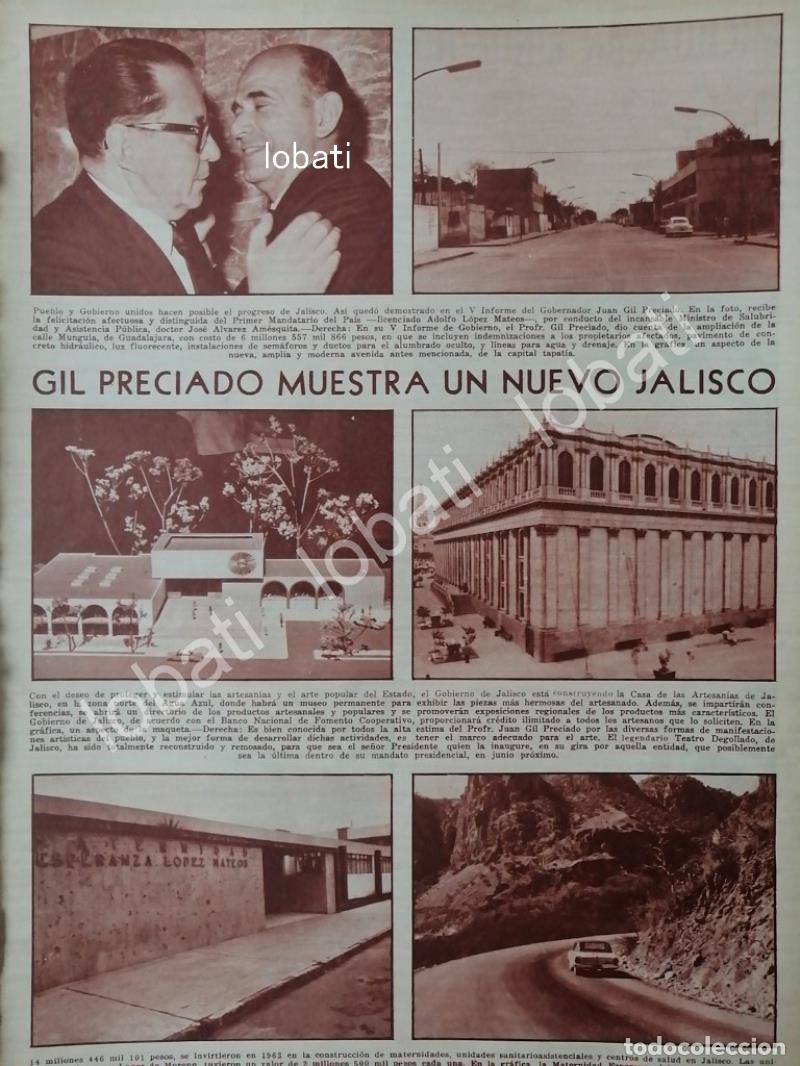 Poster collecting: CARTEL ANTIGUO ORIGINAL DE OBRAS DE JUAN GIL PRECIADO EN JALISCO 1964 /PLT