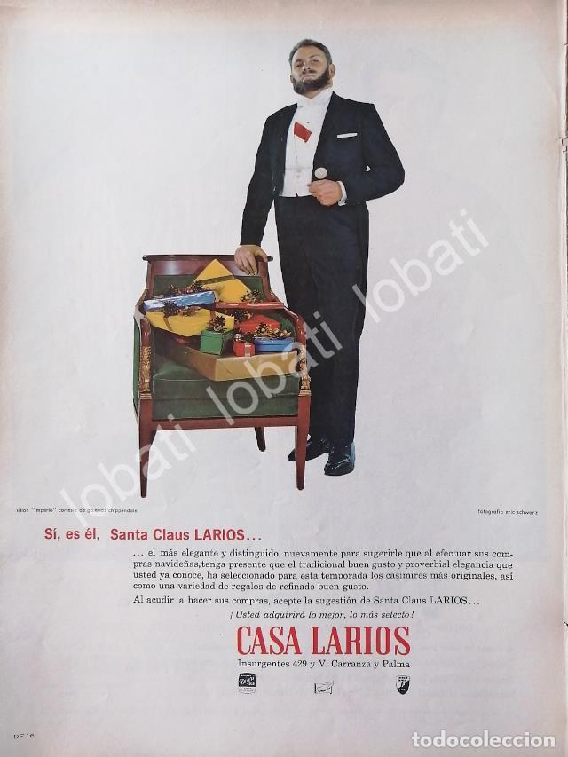 Poster collecting: CARTEL ANTIGUO ORIGINAL DE TIENDA. CASA LARIOS 1964 /340 MUY RARO