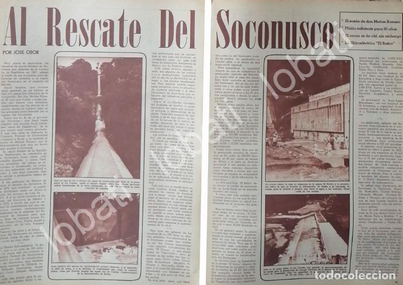 Poster collecting: CARTEL ANTIGUO ORIGINAL DE AL RESCATE DEL SOCONUSCO 1966 /JOSE CIBOR