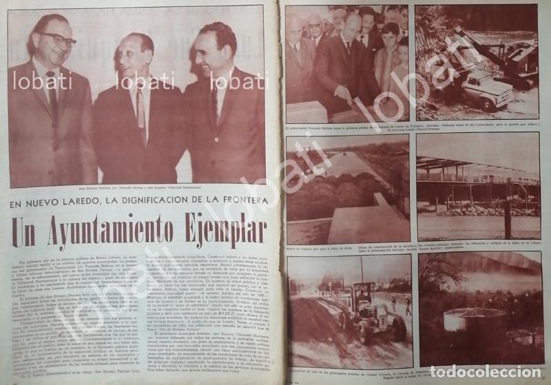 Poster collecting: CARTEL ANTIGUO ORIGINAL DE OBRAS DE PRAXEDIS BALBOA EN TAMAULIPAS 1966