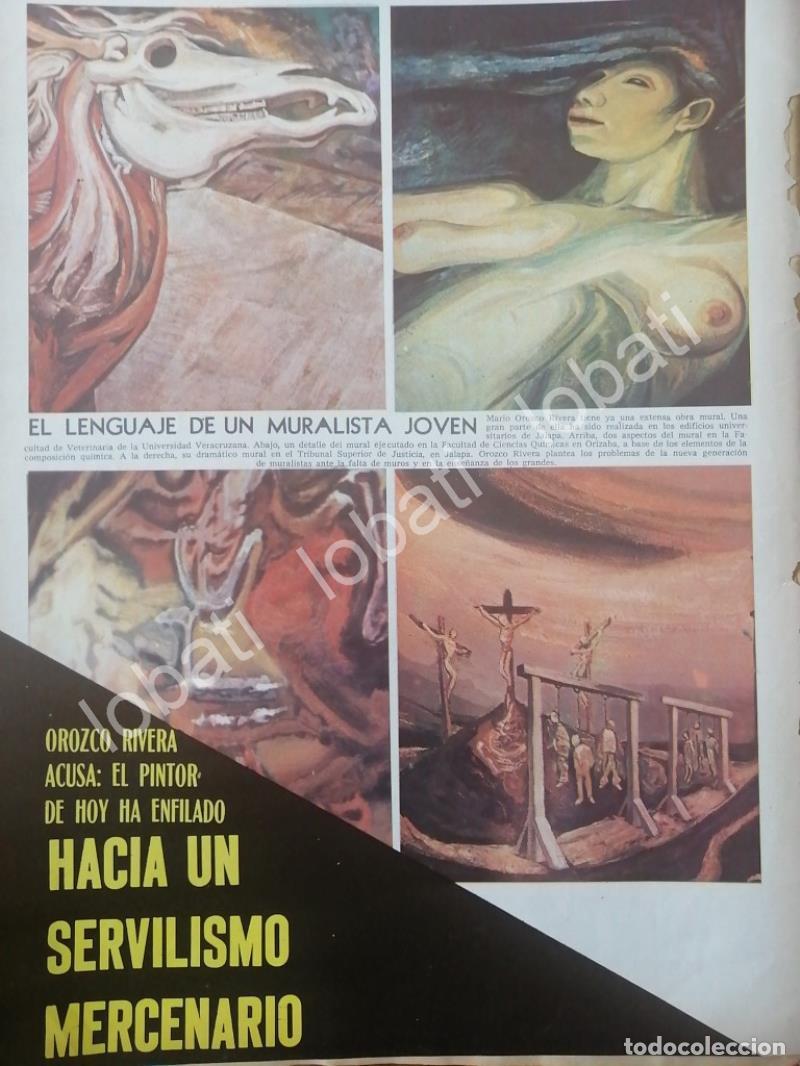 Poster collecting: CARTEL ANTIGUO ORIGINAL DE CRITICA DEL PINTOR MARIO OROZCO RIVERA 1967