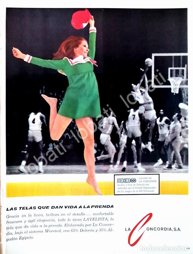 Poster collecting: CARTEL ANTIGUO ORIGINAL DE TELAS LA CONCORDIA 1968 /355