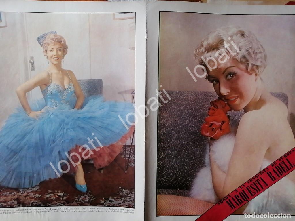 Collectionnisme d'affiches: CARTEL ANTIGUO ORIGINAL DE INICIOS DE LA VEDETTE MARQUESITA RADELL 1950s