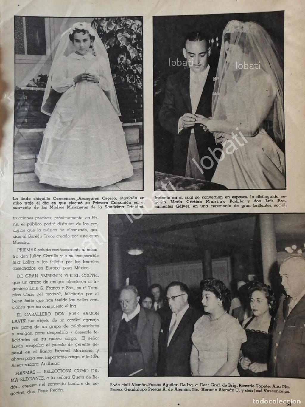 Collectionnisme d'affiches: CARTEL ANTIGUO ORIGINAL DE BODA. BRACAMONTES MARI&Ntilde;O Y OTROS 1950s
