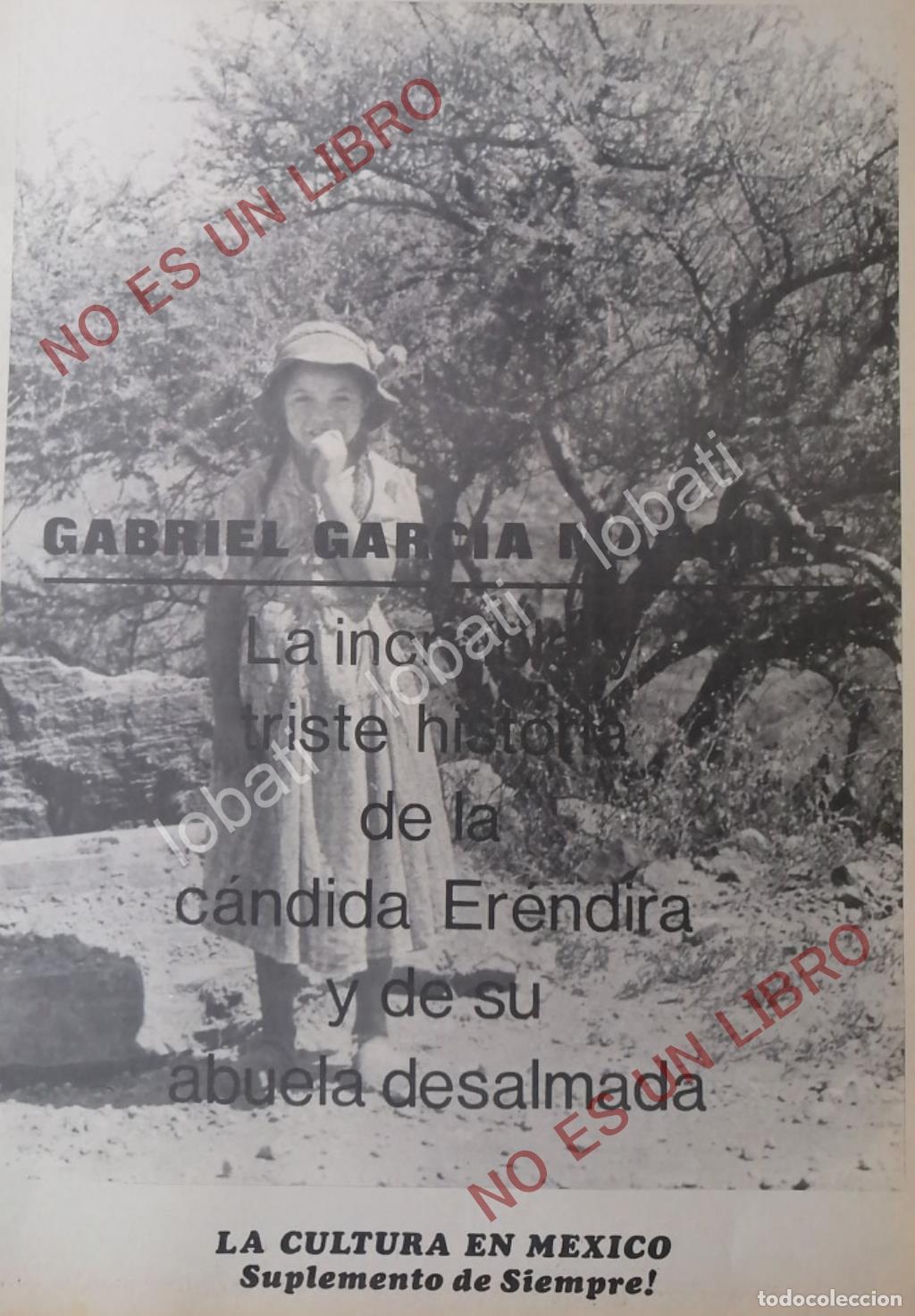 Collectionnisme d'affiches: CARTEL ANTIGUO ORIGINAL DE GUION. GABRIEL GARCIA MARQUEZ, ERENDIRA 1970