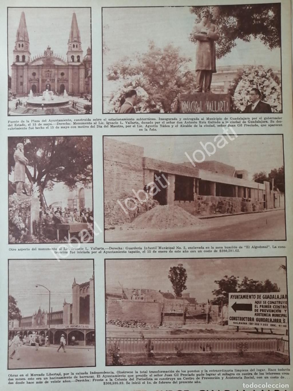 Collectionnisme d'affiches: CARTEL ANTIGUO ORIGINAL DE LUGARES DE GUADALAJARA 1957
