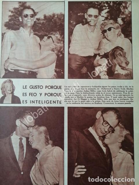 Sammeln von Plakaten: CARTEL ANTIGUO ORIGINAL DE MARILYN MONROE Y ARTHUR MILLER 1956