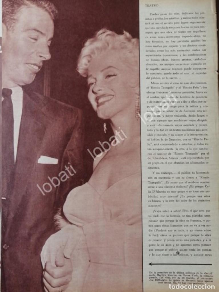 Sammeln von Plakaten: CARTEL ANTIGUO ORIGINAL DE MARILYN MONROE Y JOE DIMAGGIO 1954