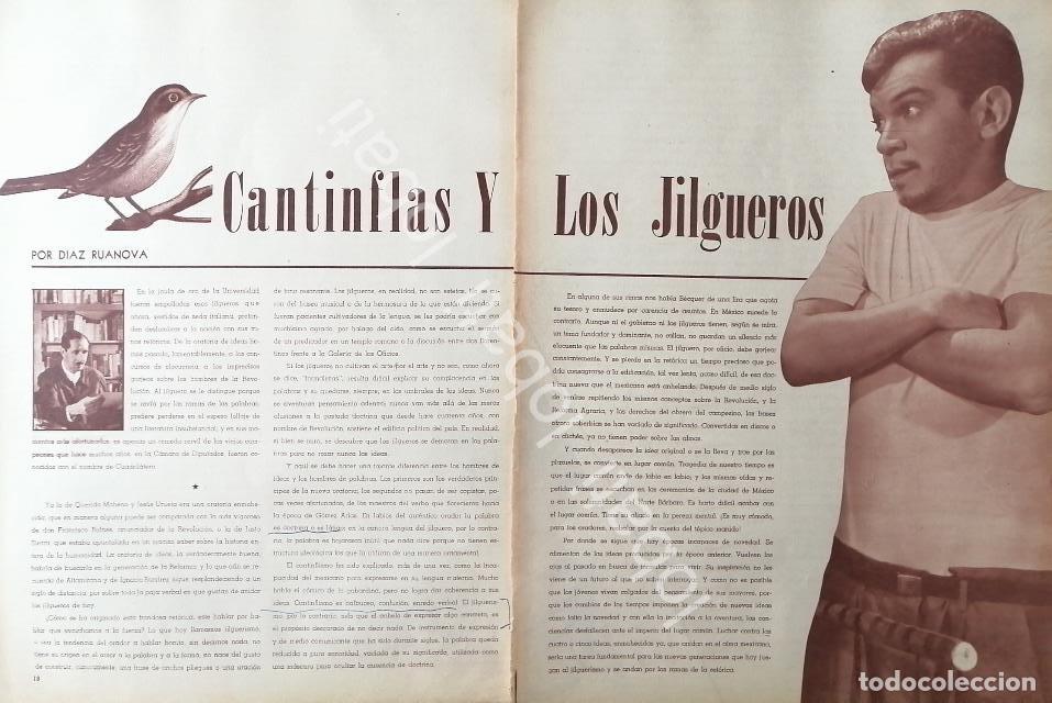 Sammeln von Plakaten: CARTEL ANTIGUO ORIGINAL DE CANTINFLAS Y LOS JILGUEROS 1959 SATIRA POLITICA /FEP