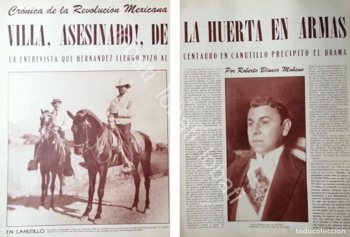 Sammeln von Plakaten: CARTEL ANTIGUO ORIGINAL DE RESE&Ntilde;A. PANCHO VILLA SESINADO 1966