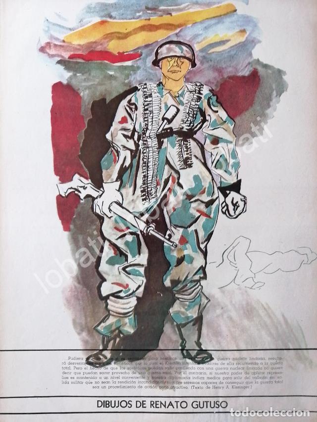 Sammeln von Plakaten: CARTEL ANTIGUO ORIGINAL DE ARMAS NUCLEARES, DIBUJOS DE RENATO GUTOSO