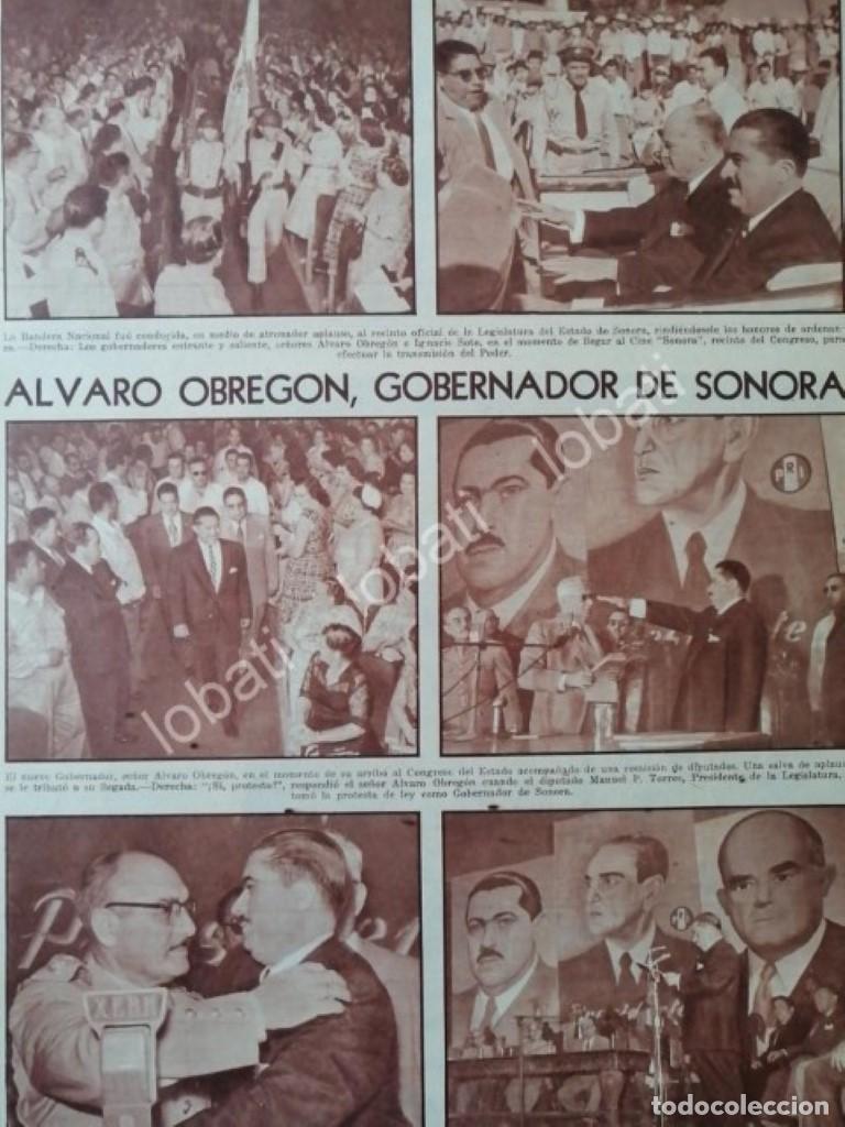 Sammeln von Plakaten: CARTEL ANTIGUO ORIGINAL DE ALVARO OBREGON TAPIA ELECTO GOBERNADOR 1955 /PLT