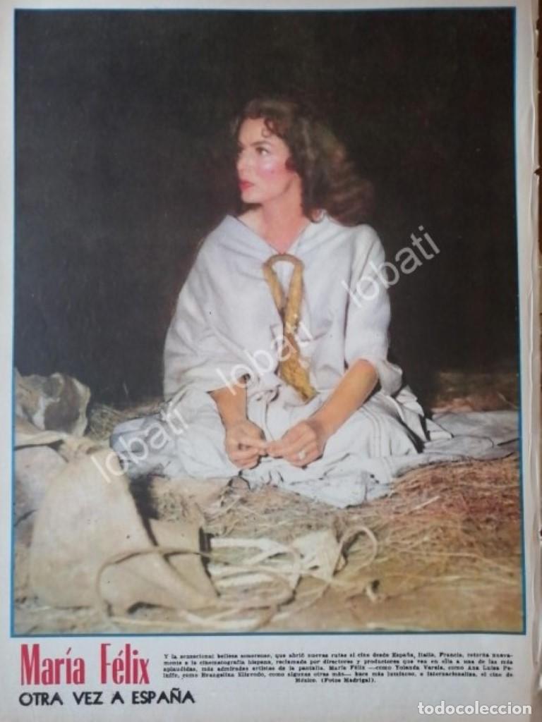 Sammeln von Plakaten: CARTEL ANTIGUO ORIGINAL DE MARIA FELIX A ESPA&Ntilde;A 1950s